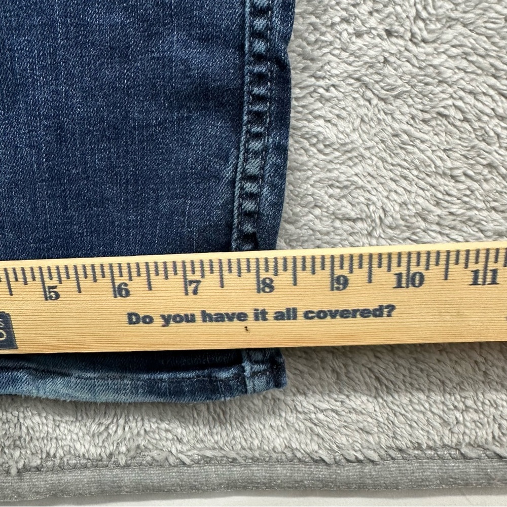 7 For All Mankind Slimmy Luxe Performance Jeans 36x32 Deep Blue - Picture 8 of 8